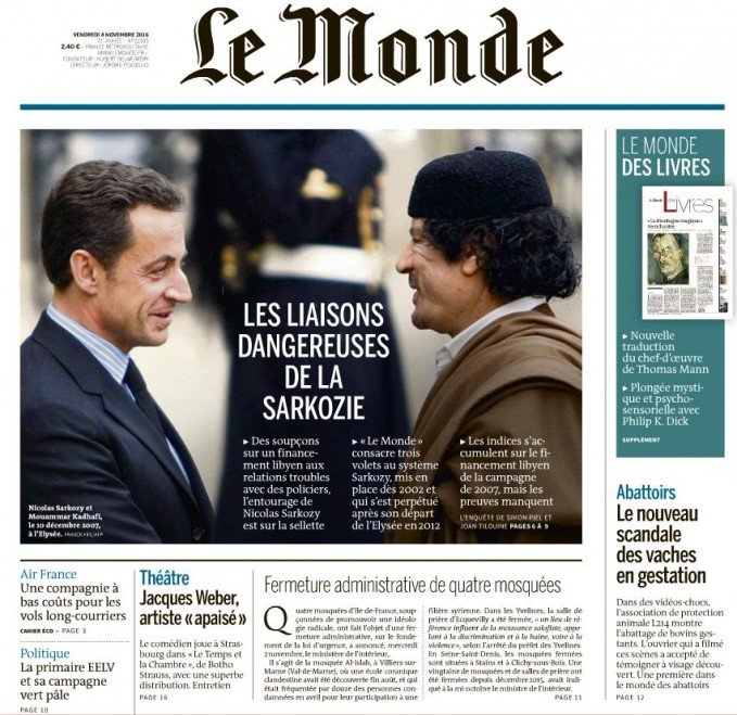 Sarkozy Kadaffi