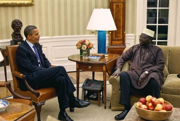 Barak Obama et son demi-frère Abon'go Malik Obama