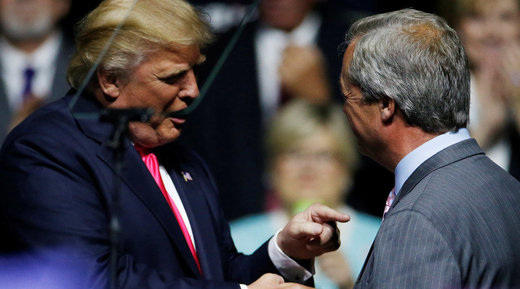 Cliquer pour agrandir trump and farage