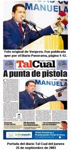 Truquage arme main Chavez
