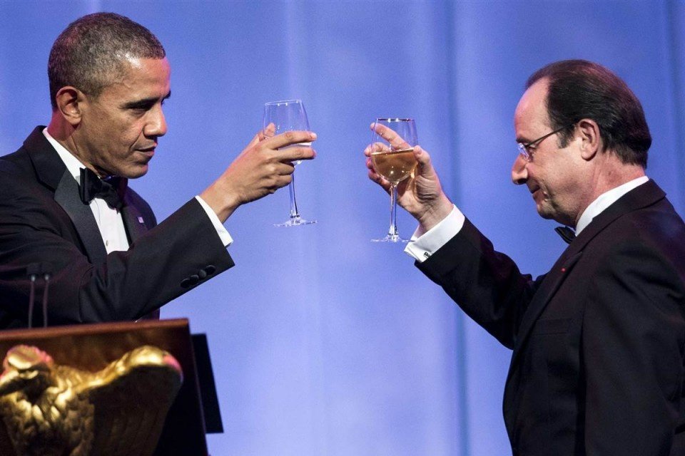 Obama Hollande
