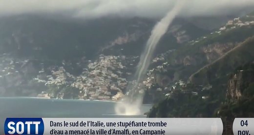 Trombe d'eau Italie novembre 2016