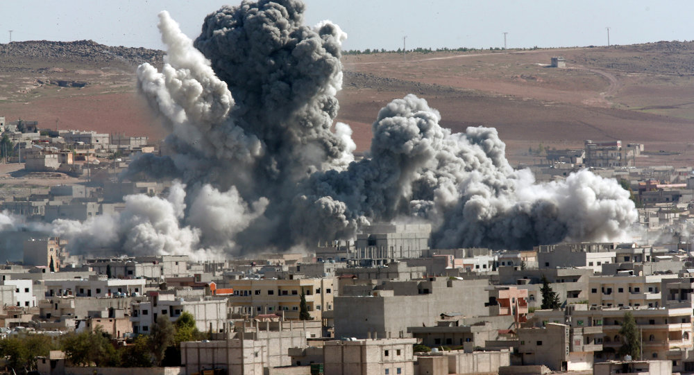 bombing Syria