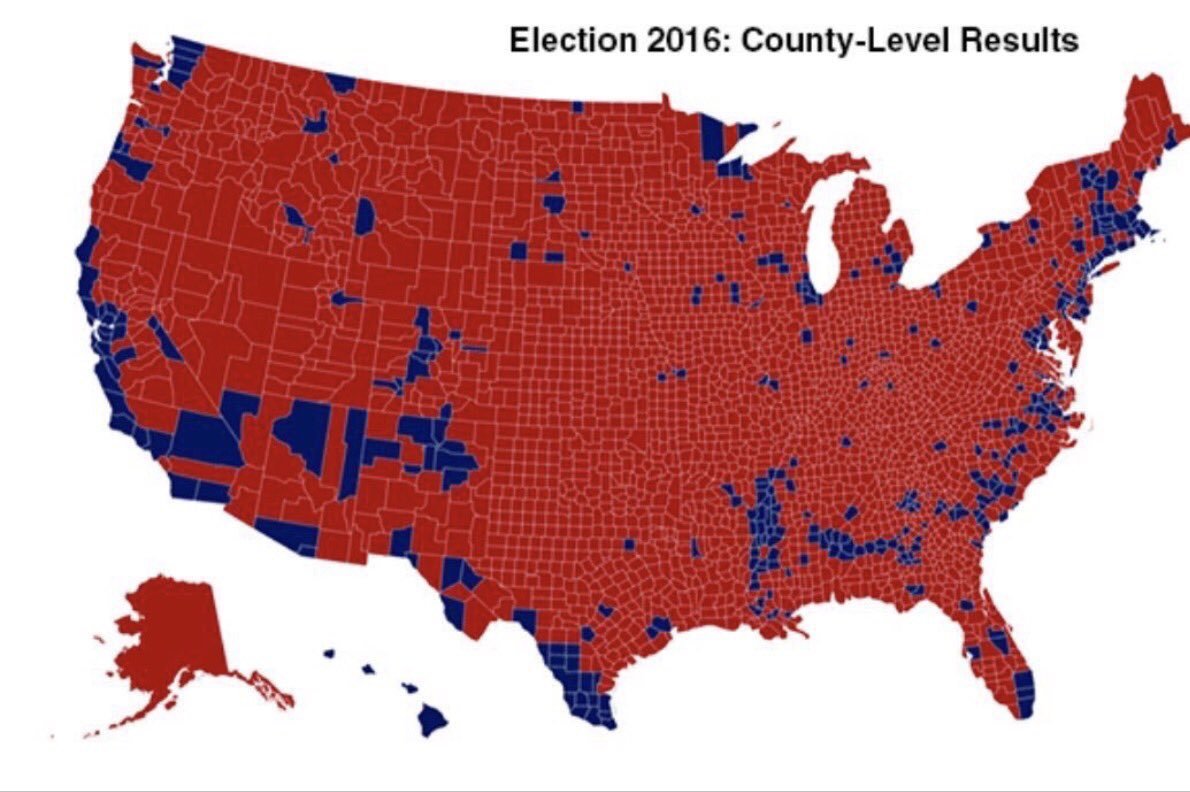 USA 2016 election result