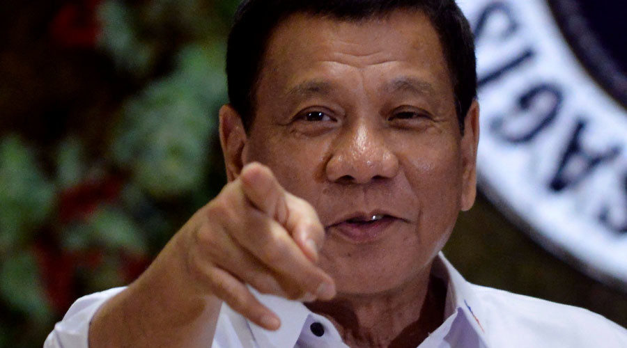 Cliquer pour agrandir Philippine President Rodrigo Duterte