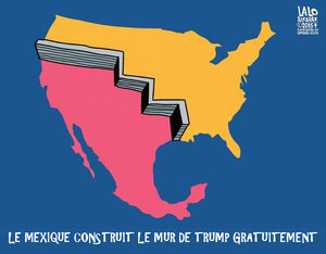 Mexique construit mur Trump gratuitement