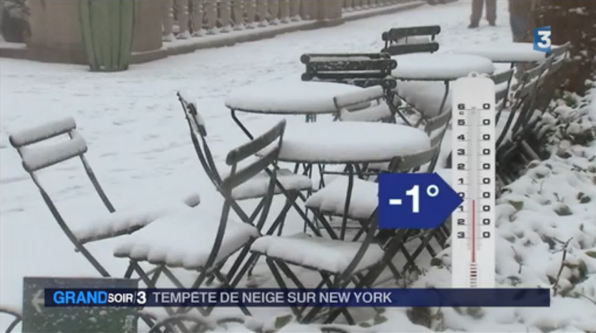 New York snow