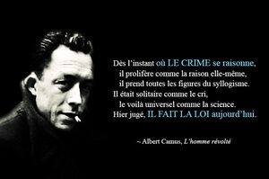 Meme Albert Camus, L'homme révolté