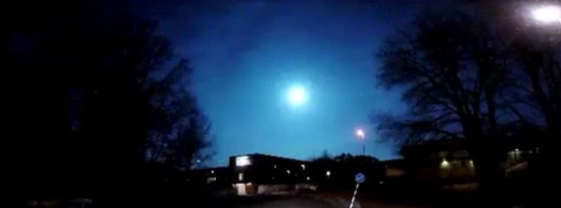 Velika plava meteorska vatrena lopta osvijetlila nebo iznad Švedske