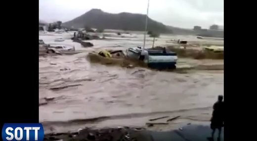 Inondations et glissements de terrain Arabie saoudite
