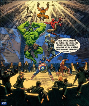 Super heros angry Marvel Comics Spiderman Captain America