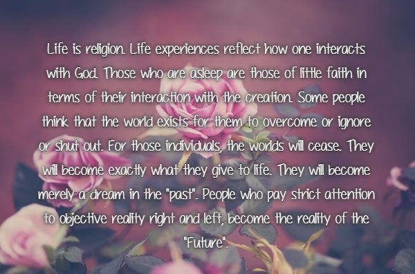 life is religion