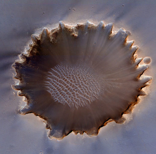 cratère Victoria sur Mars
