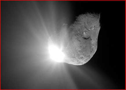 comet Temple1 energetic explosion