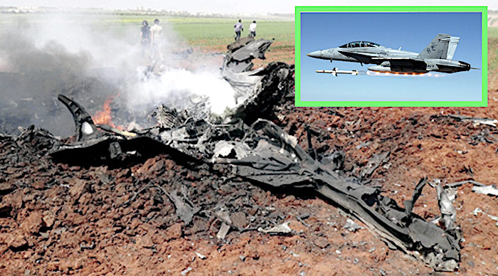 Avion syrien abattu