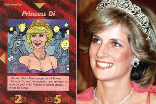 Diana illuminati cards