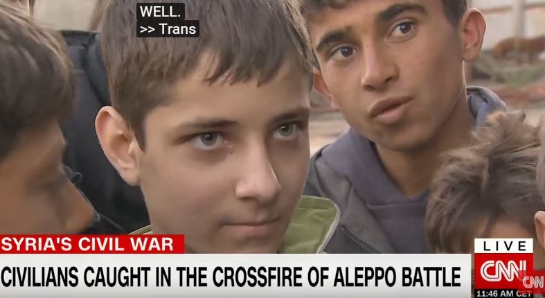 CNN interview Alepo