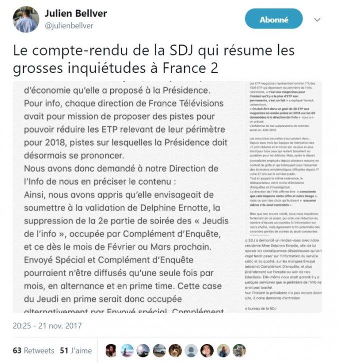 compte-rendu SDJ France 2