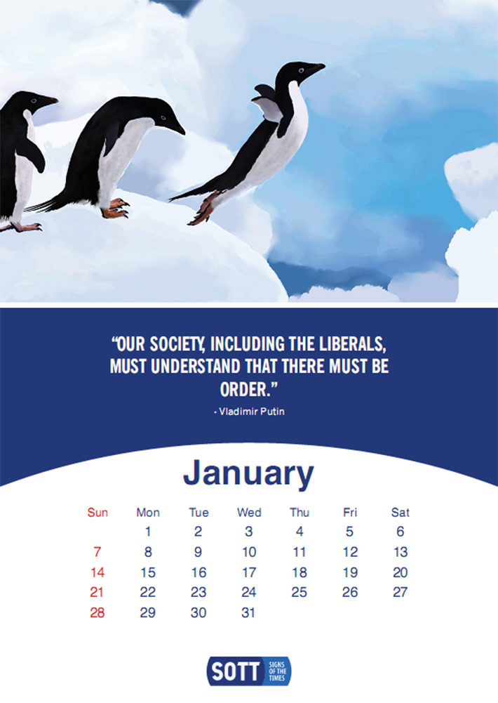 SOTT Calendar January