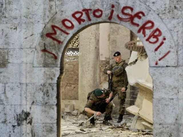 Cliquer pour agrandir NATO occupying forces Albanian terrorist