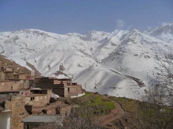 Al-Haouz snow Moroco