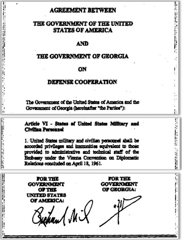 Accord USA-Géorgie