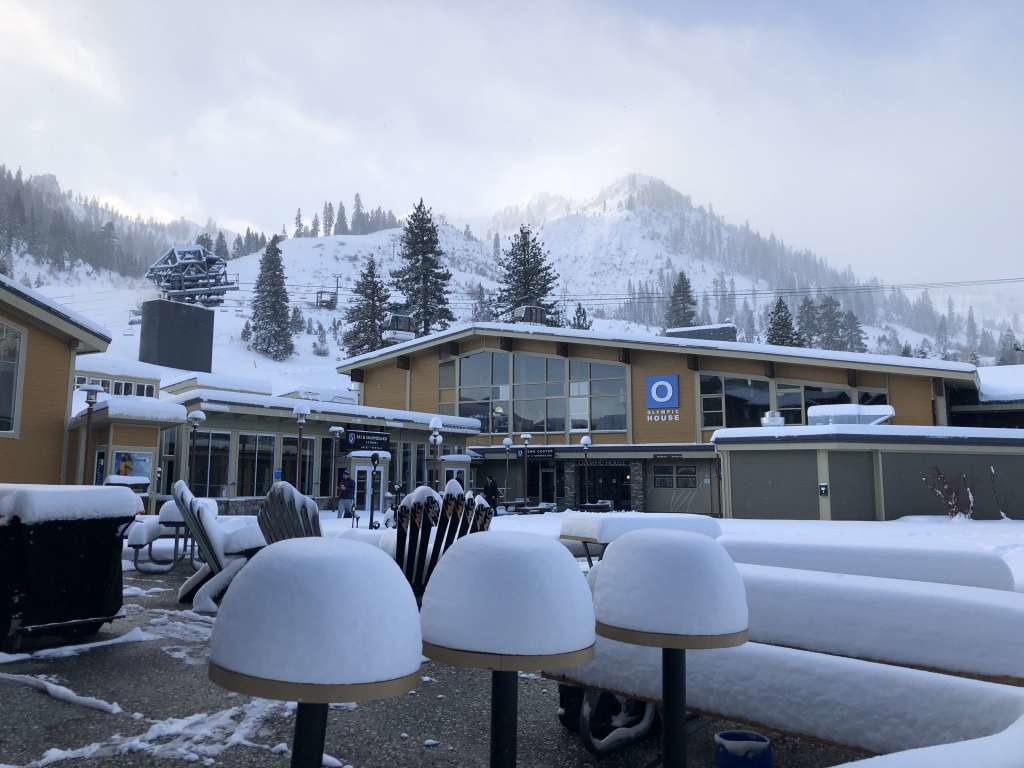 Squaw Valley on January 25, 2018 after receiving over a foot of snow.