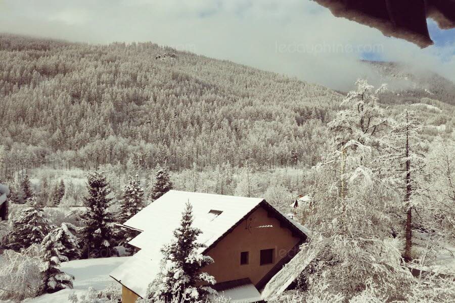 Hautes-Alpes, France, snow