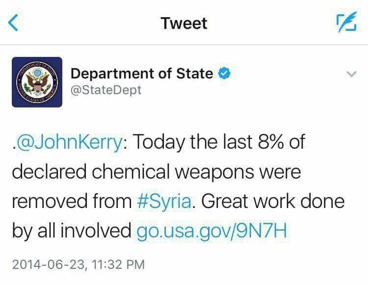 John Kerry Chemical weapons Syria