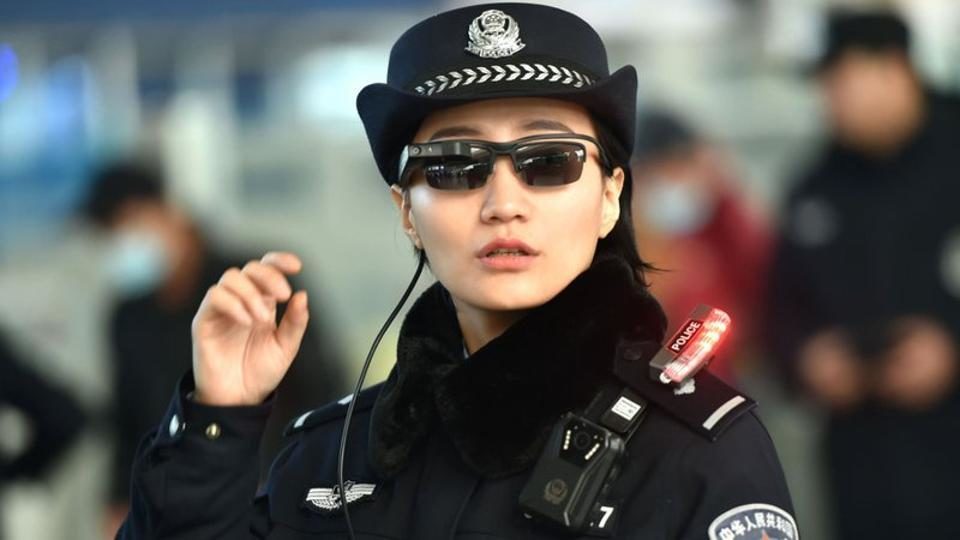 China, police, goggle