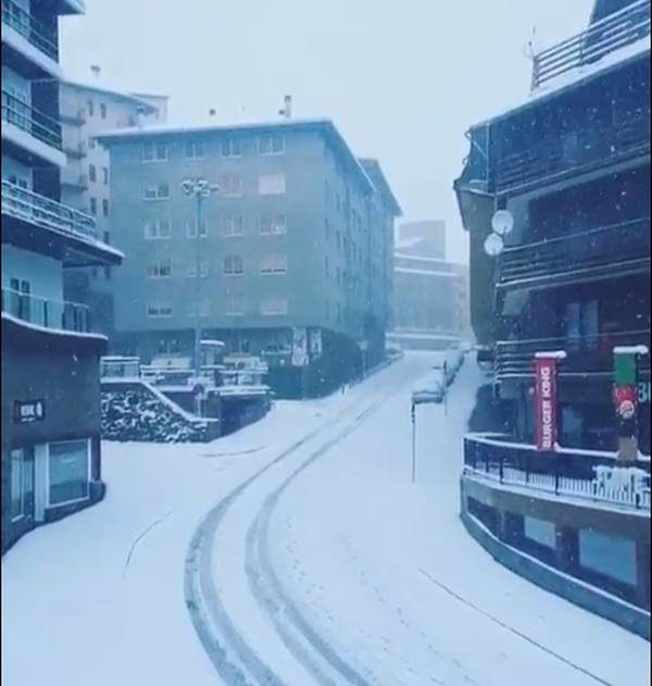 Andorre, neige