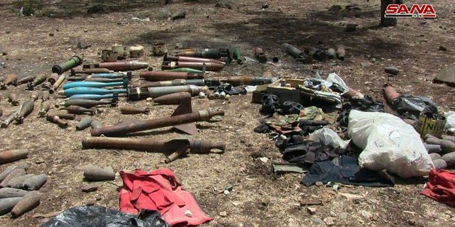 Ammunition discovered by authorities in Homs