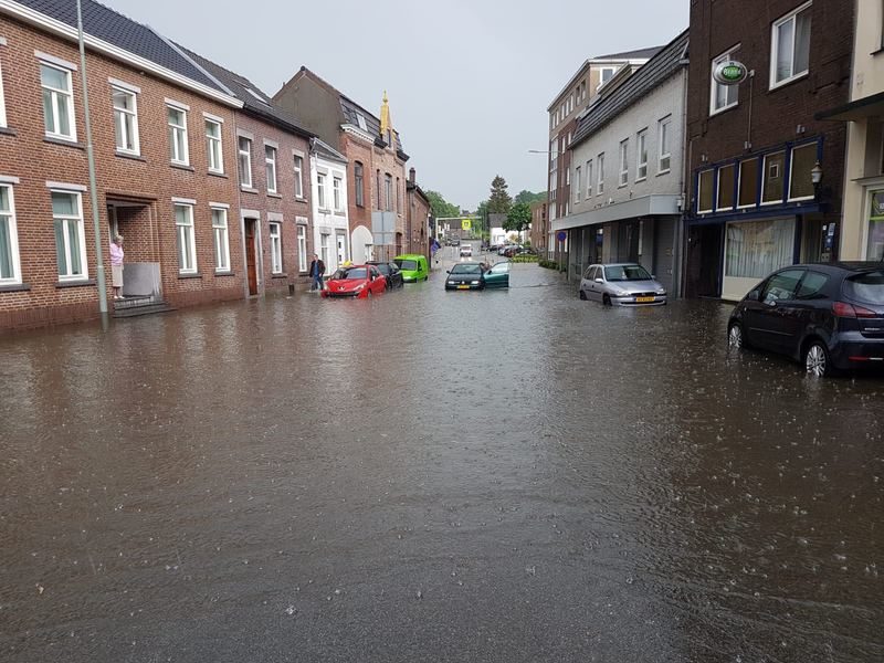 flooded street holland