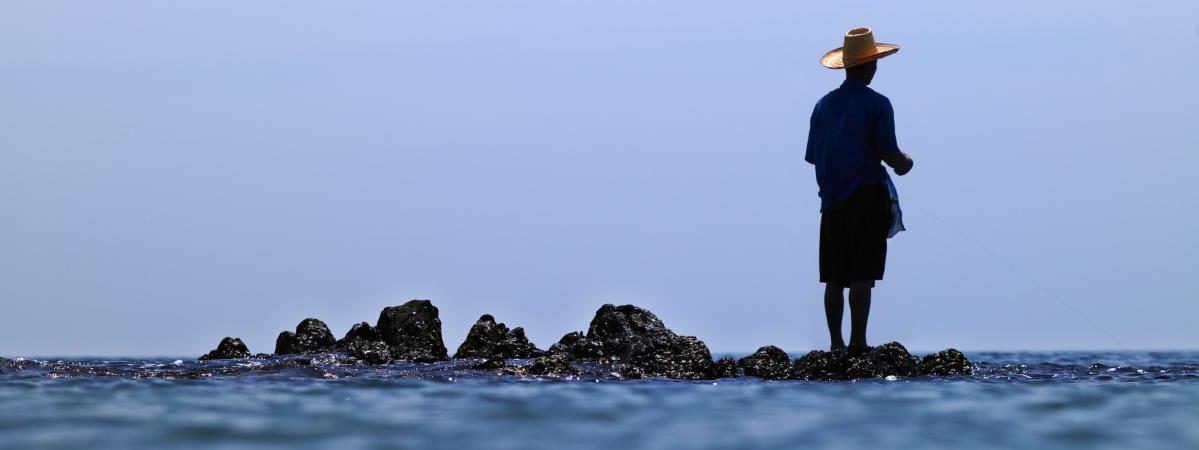 sea and man