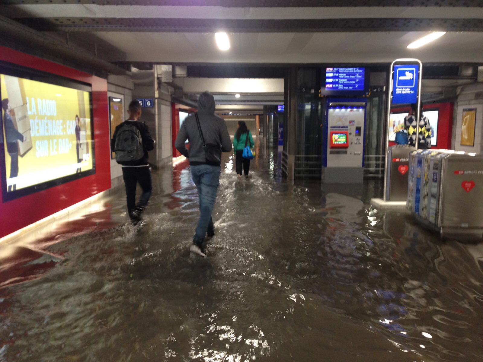 Lausanne, flood