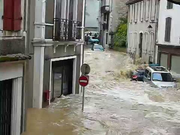 Béarn, innondations