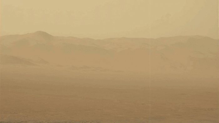Mars, storm
