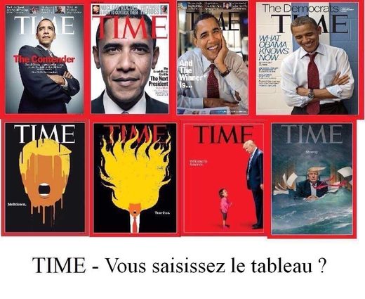 Time, Obama, Trump