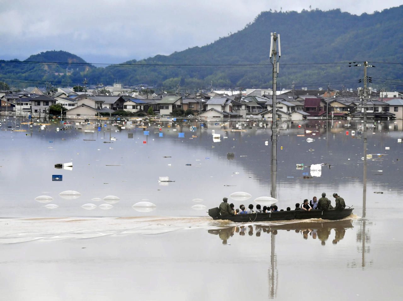 Japan, flood, 2018-07
