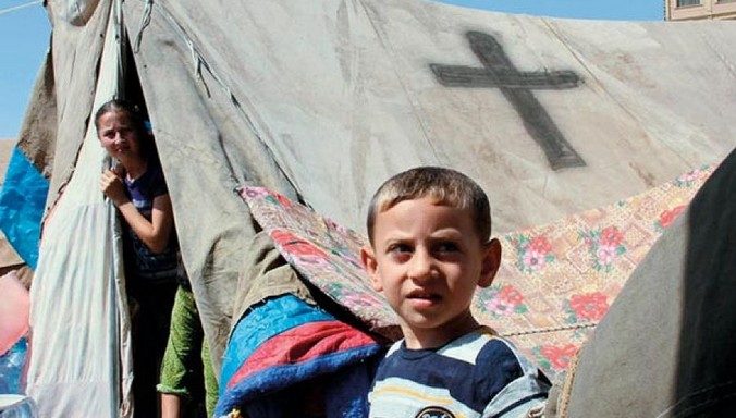 réfugiés chrétiens de Syrie