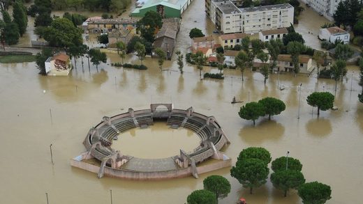 flood, Trèbes, France