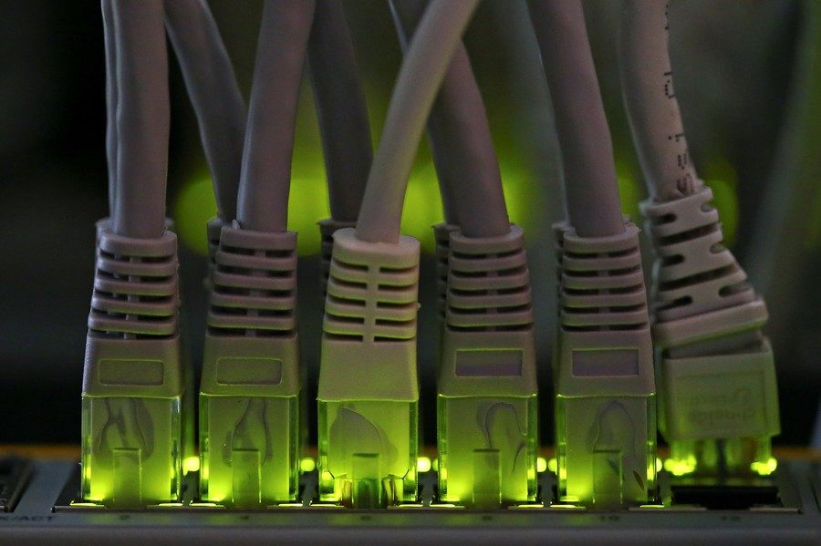 Mining network cables
