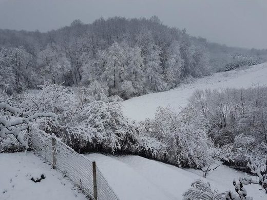 neige Croatie, novembre 2018