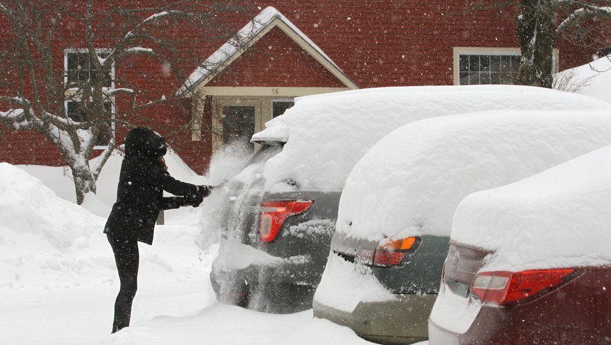 snow, Wilder, Vermont (Nouvelle-Angleterre)