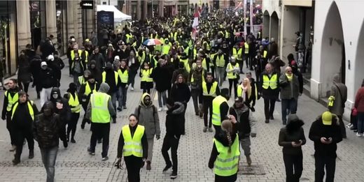 gilets jaunes, acte 12, Strasbourg