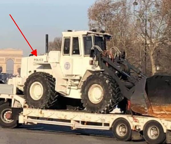 bulldozer police