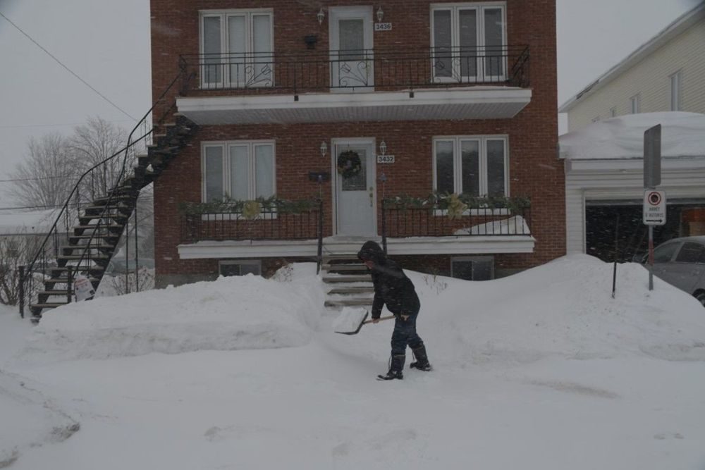 Québec, neige, hiver 2019