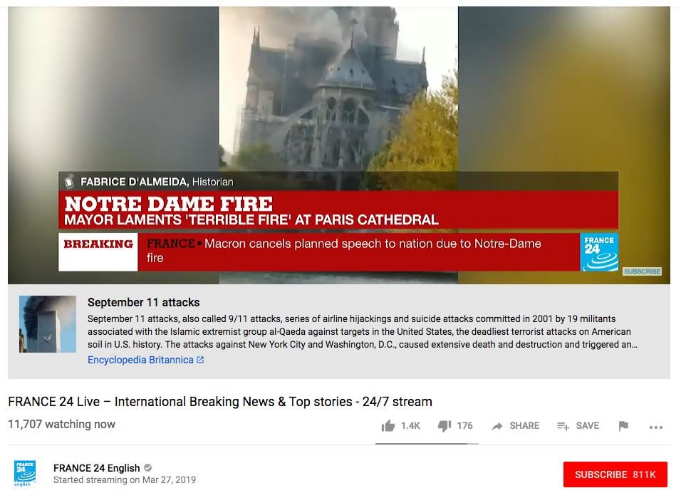 Notre-Dame de  Paris, 11 septembre
