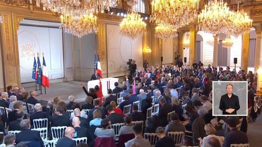 Macron, conférence