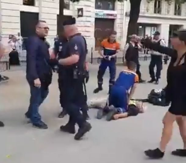 14 juillet 2019, massage cardiaque, intervention
